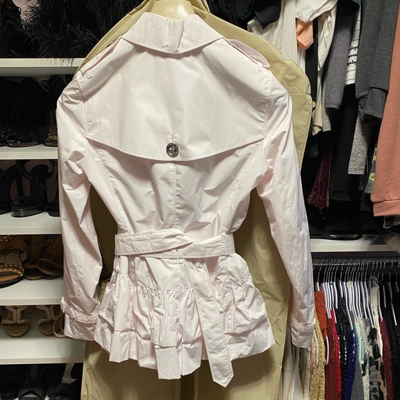 Ice Pink Burberry Jacket Size 4 - Picture 5 of 8